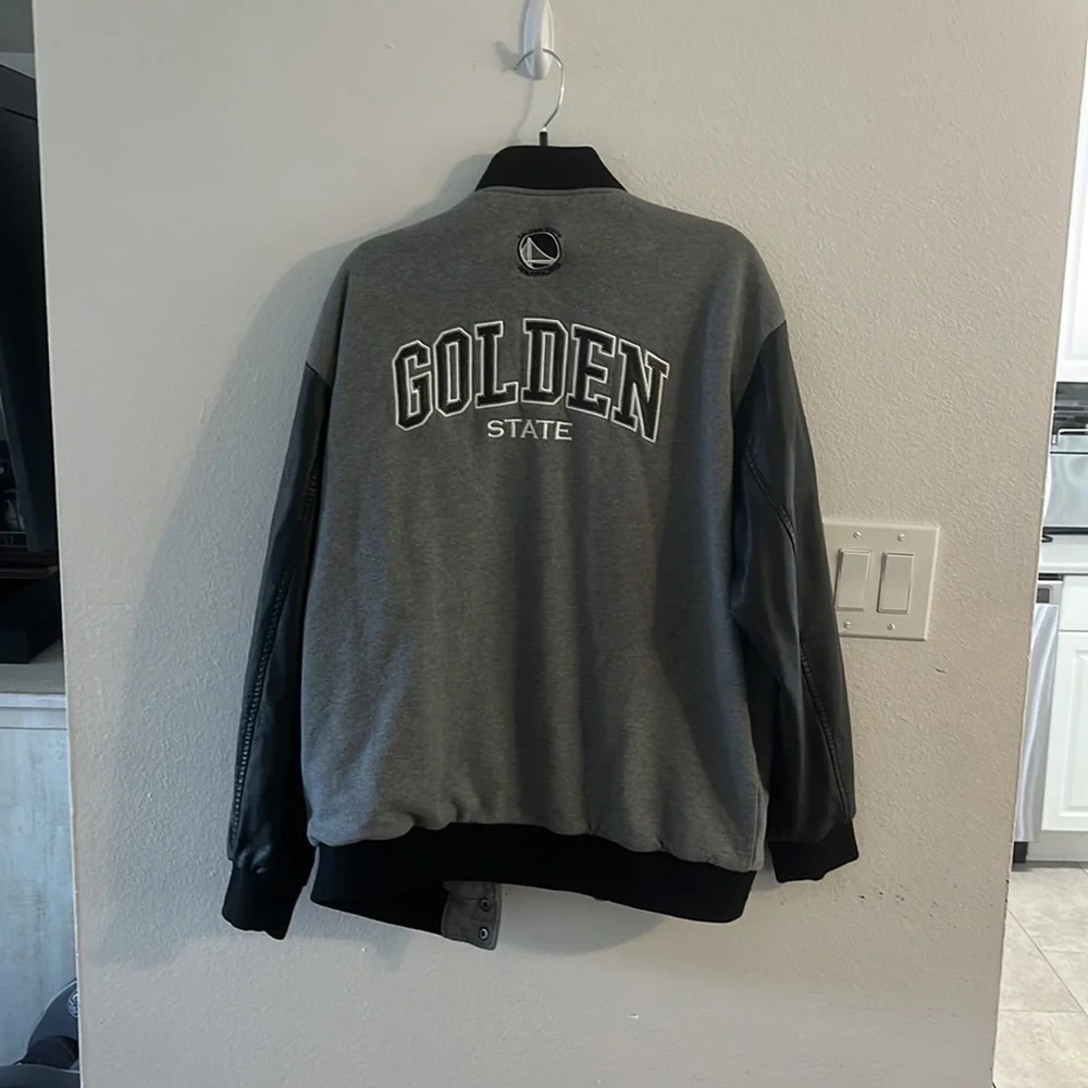 NBA Golden State Warriors Varsity Jacket Rare HTF size XL - Picture 14 of 14
